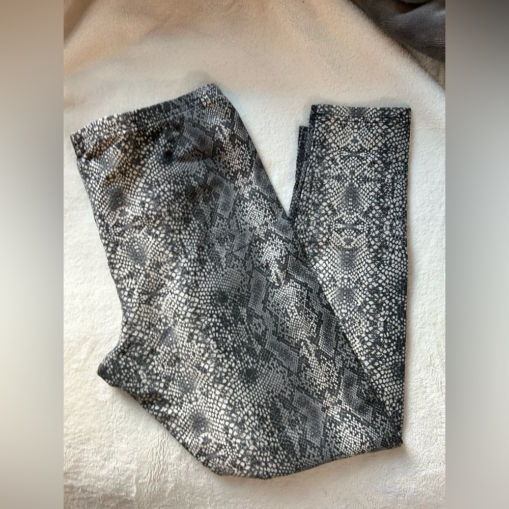 SO Snakeskin Leggings Large
